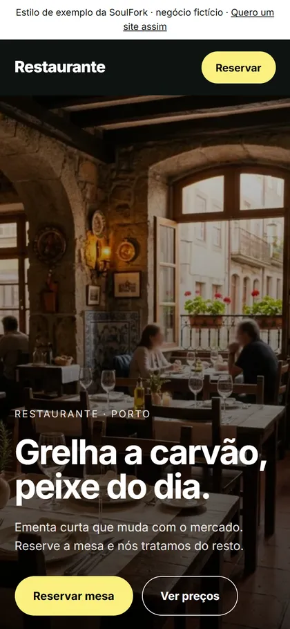Estilo Brasa escura no telemóvel