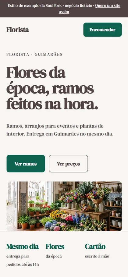 Estilo Conservatório no telemóvel