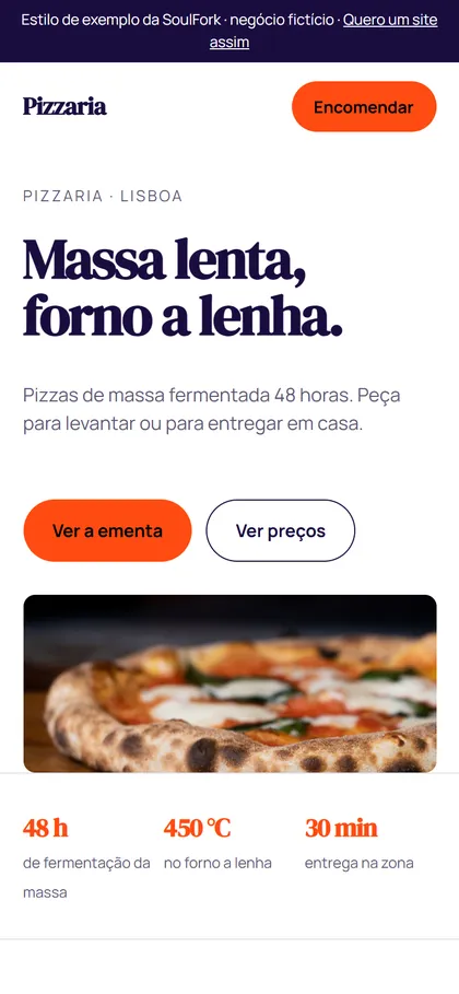 Estilo Editorial quente no telemóvel