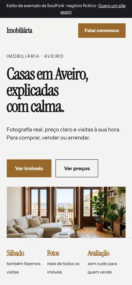Estilo Galeria quente no telemóvel