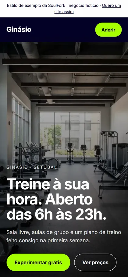 Estilo Lima elétrica no telemóvel