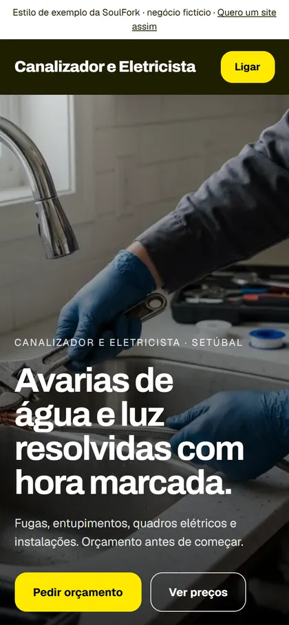Estilo Luz de sódio no telemóvel