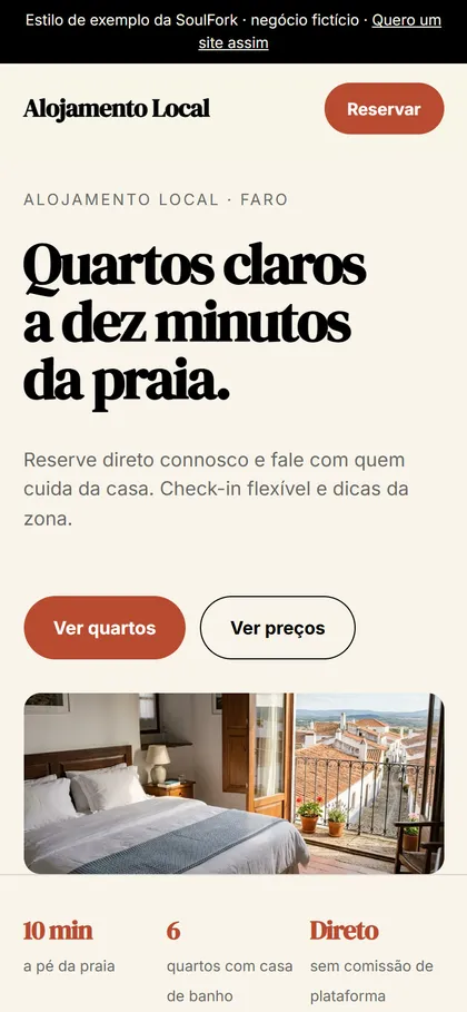 Estilo Manhã costeira no telemóvel