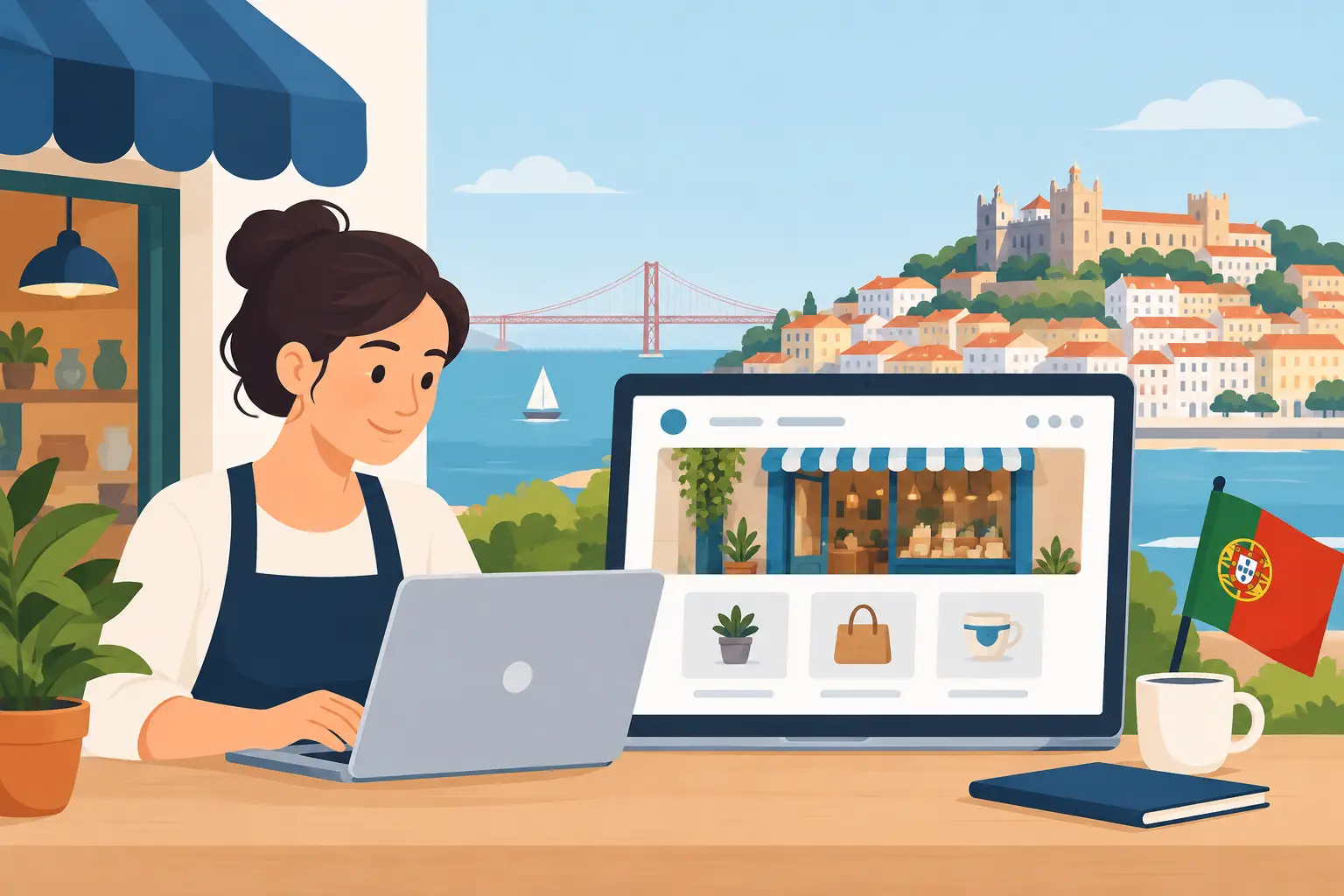 Criação de sites para pequenos negócios em Portugal